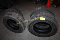 4 Used Tires - Continental LT275/65 R18