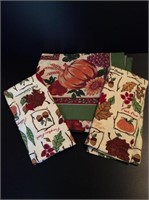 Pumpkin Harvest Tablecloth & Kitchen Towels