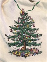 Elegant Christmas Tree Tablecloth