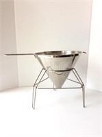 Stainless Steel Canning Strainer/Food Press