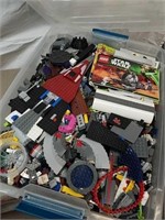 Large tote full of Legos include Star Wars and