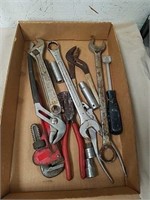 Group of tools some antique wrenches