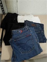 Group of size 12 jeans and pants