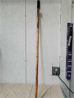 Yew wood tall walking stick Salvage from Clear