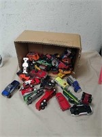 Group of diecast metal toy cars