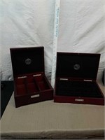 2 Bradford Exchange coin holder boxes