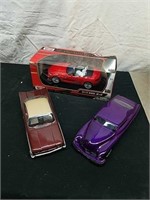 3 model cars 1 new in package