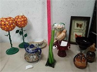 Group of decorative items includes decorative
