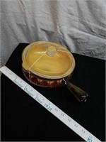 Serving dish ceramic pot with lid