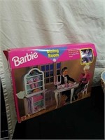 Barbie dining room set looks new in box