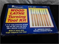 Pittsburgh 8-piece wood lathe turning tool kit