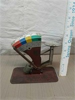 Vintage metal scale