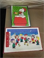 Two new packs of Charlie Brown Christmas cards