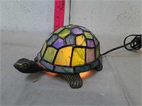 Decorative Turtle lamp with brass base works