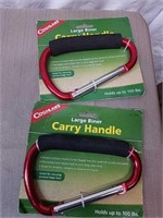 2 large biner carry handles