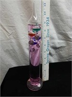Glass nautical thermometer