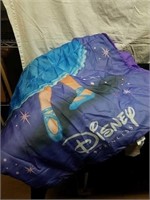 Disney princess kids sleeping bag zipper works