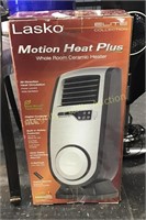 Lasko Motion Heat Plus $80 Retail