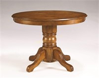 Round Dining Table with Pedestal Base * see desc