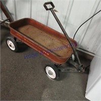 Sears red pull type wagon