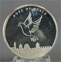 2013 Dove of Peace 1oz. .999 Silver Round
