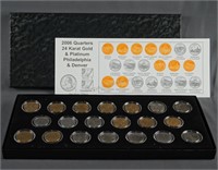 2006 Fifty State Quarters Gold and Platinum Set