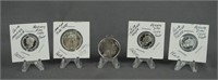 5 Fractional Silver US Coin Copy's
