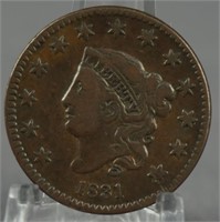 1831 Coronet Large Cent