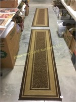 2 - 82" long and 23" wide runner rugs