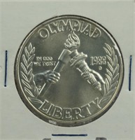 1988 Olympic Comm. Silver Dollar