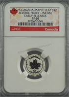 2015 Canadian $2 Reverse Proof Silver Maple Leaf