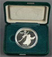 1988 Canada Silver $20 Calgary Olympic Hockey Coin