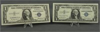 1935 & 1957 Unc. One Dollar Silver Certificate