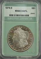 1879-S Morgan Silver Dollar NTC MS65 DMPL