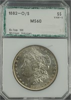 1883 O over S Morgan Silver Dollar PCI MS60