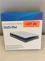 Pop-Up Mobile External DVD-RW