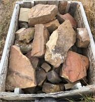 Crate of Landscaping Rocks