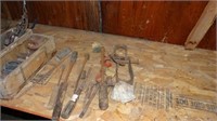 Many assorted vintage tools