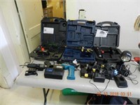 LOT OF ASSORTED DRILLS / ACCESSORIES