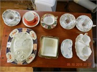 LOT ASSORTED CUPS / SAUCERS / ASSORTED MISC.