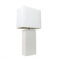 MODERN LEATHER TABLE LAMP