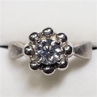 $120 S/Sil Cubic Zirconia Ring