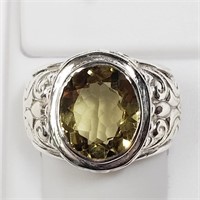 $260   Green Amethyst Ring