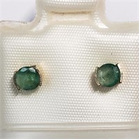 $320 14K Emerald Earrings