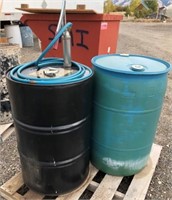 Barrels Hydraulic Fluid & Unknown