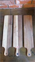 (3) Wooden Bread Boards