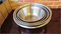 (5) Large S/S Mixing Bowls