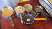(14) Assorted Mini Frying/Broiling Pans