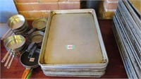(14) 12"x17" Aluminum Baking Trays