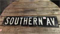 "Southern Ave." Street Sign